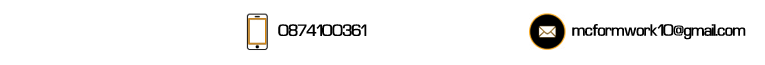 Formwork, Concreting, Steel Fixing and Labour Hire from MC Formwork, Dublin & Donegal, click to email mcformwork10@gmail.com  Phone: 0874100361