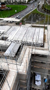 Construction work at Block E City West, Dublin - Formwork, Concreting, Steel Fixing and Labour Hire from MC Formwork, Donegal, Ireland